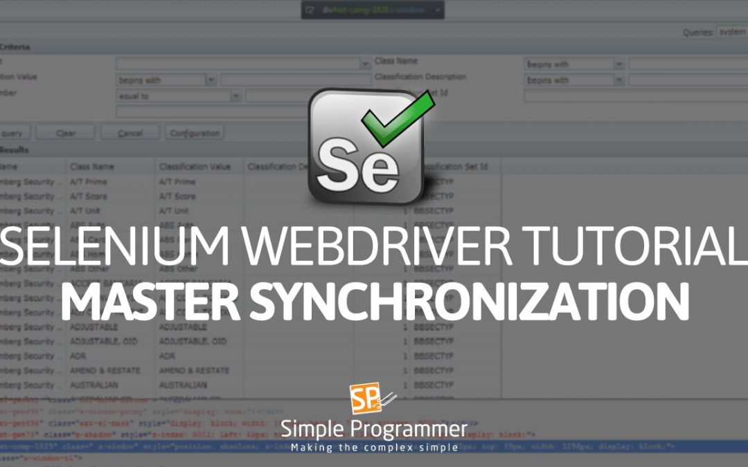 Selenium Webdriver Tutorial – Webdriver Timeouts
