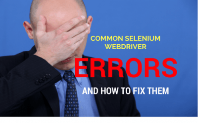 How to fix common Selenium errors?
