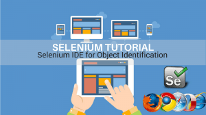 selenium ide for object identification