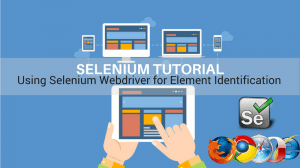 using selenium webdriver for element identification
