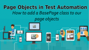 How to add a BasePage class to our page objects