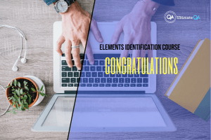 Congratulations of the elements identification course