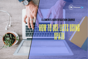 How to use lists using xpath of the elements identification course