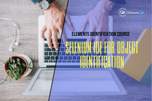 Selenium IDE for object identification of the elements identification course