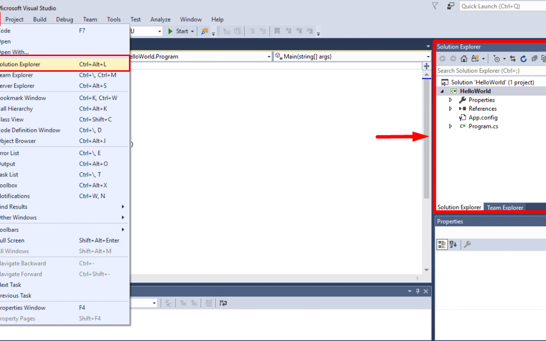 Build solution visual studio где