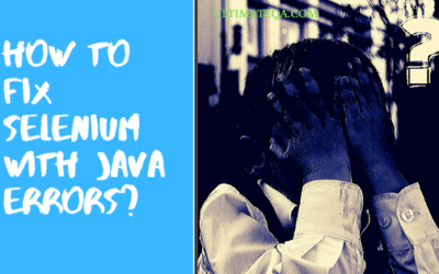 How to fix Selenium Java errors?