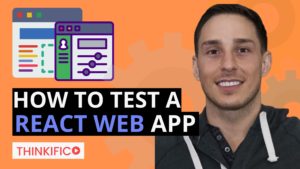 How to test a react web app