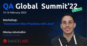 Best Automation Practices with Java Workshop