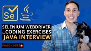 Selenium Webdriver Coding Exercises for Java Interview - Ultimate QA